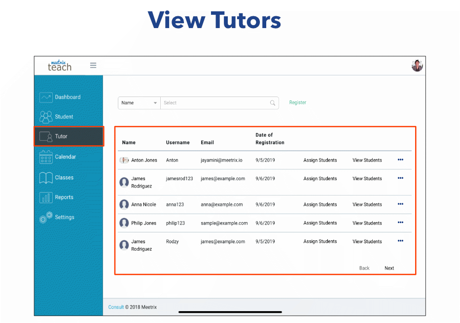 How To View Tutors - Meetrix Teach Blog